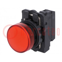 Lampe de contrôle; 22mm; Harmony XB5; -25÷70°C; Eclair: ZBVM; IP66