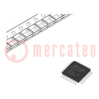 IC: mikrokontroler AVR; TQFP32; Interfejs: I2C,PWM,SPI,UART x3