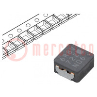 Inductor: wire; SMD; 6.8uH; 2.9A; 65.7mΩ; ±20%; 5.5x5x3mm; -40÷150°C