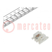 LED programmabile; SMD; 2020; RGB; 2,2x2x0,85mm; 120°; 5mA