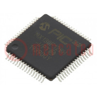 IC: PIC mikrokontroller; 128kB; 2,3÷3,6VDC; SMD; TQFP64; PIC32