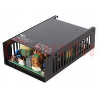 Power supply: switching; open; 250/300W; 80÷264VAC; 48VDC; 94%