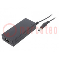 Power supply: switched-mode; 12VDC; 2.5A; Out: 5,5/2,1; 30W; 89%