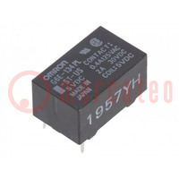 Relay: electromagnetic; SPDT; Ucoil: 5VDC; Icontacts max: 3A; G6E