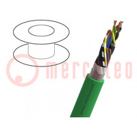 Wire: test lead cable; hybrid,MOTIONLINE® STANDARD; green; PVC