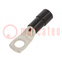 Tip: ring tube; M12; Ø: 12.5mm; 50mm2; crimped; for cable; insulated