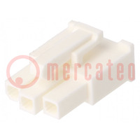 Connector: wire-wire/PCB; plug; female; Minitek® Pwr 4.2; 4.2mm