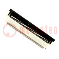 Connector; PIN: 50; ZIF FFC; 0.5mm; Type: bottom contacts