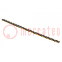 Socket; pin strips; female; PIN: 50; turned contacts; straight