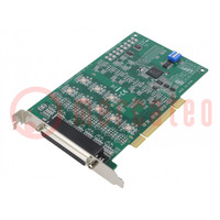 Communication card; PCI,PCI Express,RS232 x8; 50bps÷921.6kbps