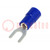 Connecteur: à fourchette; M3,5; Ø: 3,7mm; 1,5÷2,5mm2; serrage; bleu