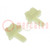 Holder; push-in; polyamide; natural; Tie width: 5.5mm; Ht: 7.8mm