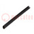 Insulating tube; fiberglass; black; -20÷155°C; Øint: 5mm