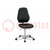Chair; ESD; Seat dim: 460x440mm; 470÷610mm; black
