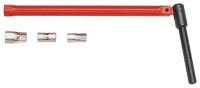 Standhahnschlüssel, rot lackiert, 370 mm