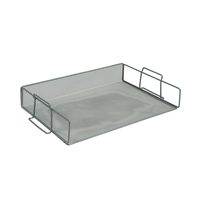 5 Star Office Wire Mesh Side Tray Silver