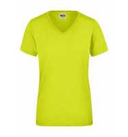 James & Nicholson T-Shirt in Signalfarben Damen JN1837 Gr. 3XL neon-yellow