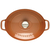 COCOTTE EN FONTE OVALE 33 CM CHESTNUT - SUBLIME CHASSEUR 1235394