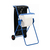 Produktabbildung - Bodenständer - Verstärkter Industrierollen-Bodenständer mit Abfallsackhalter, blau, 1015 x 540 x 755 mm (H/B/T), Metall