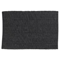 Kela 15264 Tisch-Set Ria 100%Baumwolle schwarz/grau 45,0x30,0cm