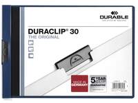 DURABLE Klemm-Mappe DURACLIP® 30 QUERFORMAT, DIN A4, dunkelblau