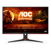 AOC G2 Q27G2E/BK monitor komputerowy 68,6 cm (27") 2560 x 1440 px Quad HD Czarny, Czerwony