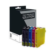 The Premium Solution B8E163B/CLXL cartouche d'encre 5 pièce(s) Compatible Noir, Cyan, Magenta, Jaune