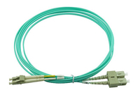 BlueOptics 221691-B22-BO Glasvezel kabel 5 m SC LC OM3 Muntkleur