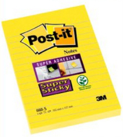 Post-It 660-S note paper Rectangle Yellow Self-adhesive
