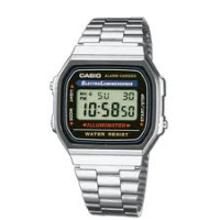 Casio A168WA-1YES Uhr Armbanduhr Männlich Elektronisch Silber