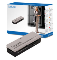 LogiLink Cardreader USB 2.0 extern Mini All-in-1 card reader Black