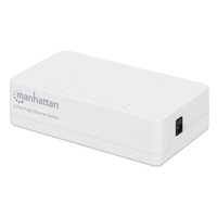 Manhattan 5-Port Fast Ethernet Switch, Kunststoffgehäuse, Desktop-Format, IEEE 802.3az (Energy Efficient Ethernet)