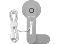 Sandberg 441-53 mobiltelefon töltő Okostelefon Szürke USB Vezeték nélkül tölthető Automatikus, Beltéri