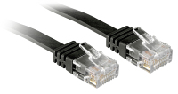 Lindy 5m Cat.6 hálózati kábel Fekete Cat6