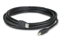 APC NetBotz USB Latching Cable, Plenum, 5m USB kábel 5,00 M USB A USB B Fekete
