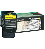 Lexmark C540A1YG cartuccia toner 1 pz Originale Giallo