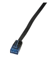 LogiLink CP0134B networking cable Black 1 m Cat5e U/UTP (UTP)