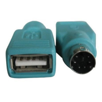 Nilox NX080500105 adattatore per inversione del genere dei cavi PS/2 USB 2.0 Verde