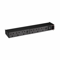 Eaton EFLX6B unità di distribuzione dell'energia (PDU) 6 presa(e) AC 1U Nero