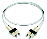 Dätwyler Cables SCD/ST OS2 2m Glasfaserkabel Weiß