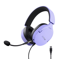 Trust GXT 490P FAYZO Auriculares Alámbrico Diadema Juego USB tipo A Negro, Púrpura