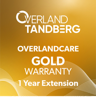 Overland-Tandberg OverlandCare Gold Warranty Coverage, 1 year extension, RDX QuikStation 4