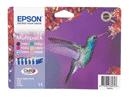 Epson Hummingbird T080740 Multipack Ink Cartridge Originale Nero, Ciano, Ciano chiaro, Magenta chiaro, Magenta, Giallo