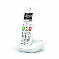 Gigaset E290 Telefono analogico/DECT Identificatore di chiamata Bianco