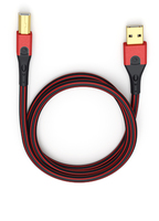 OEHLBACH 9423 USB kábel 3 M USB 2.0 USB B USB A Fekete, Vörös