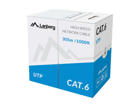 Lanberg LCU6-11CU-0305-S netwerkkabel Grijs 305 m Cat6 U/UTP (UTP)
