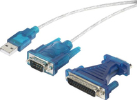 Renkforce RF-4222053 seriële kabel Zwart 0,4 m USB Type-A DB-25