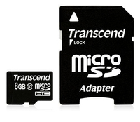 Transcend TS8GUSDHC10 mémoire flash 8 Go MicroSDHC NAND Classe 10