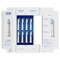 Oral-B Pulsonic Clean 81748491 Elektrischer Zahnbürstenkopf 8 Stück(e) Weiß