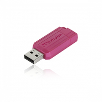 Verbatim PinStripe USB flash drive 128 GB USB Type-A 2.0 Pink